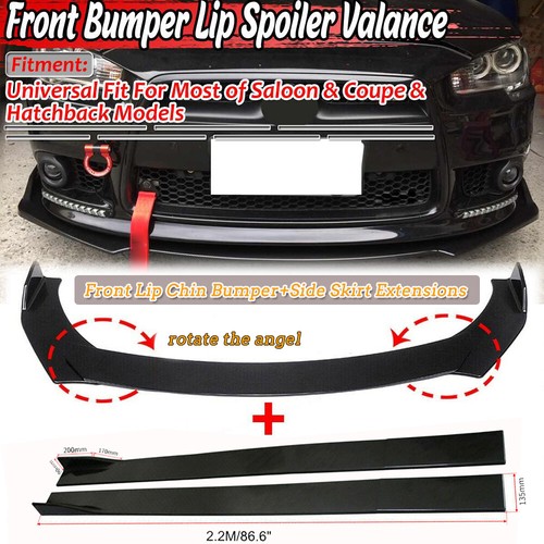 Front bumper lip spoiler - lip,