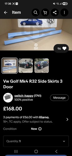 Volkswagen golf mk4 - golf, r32